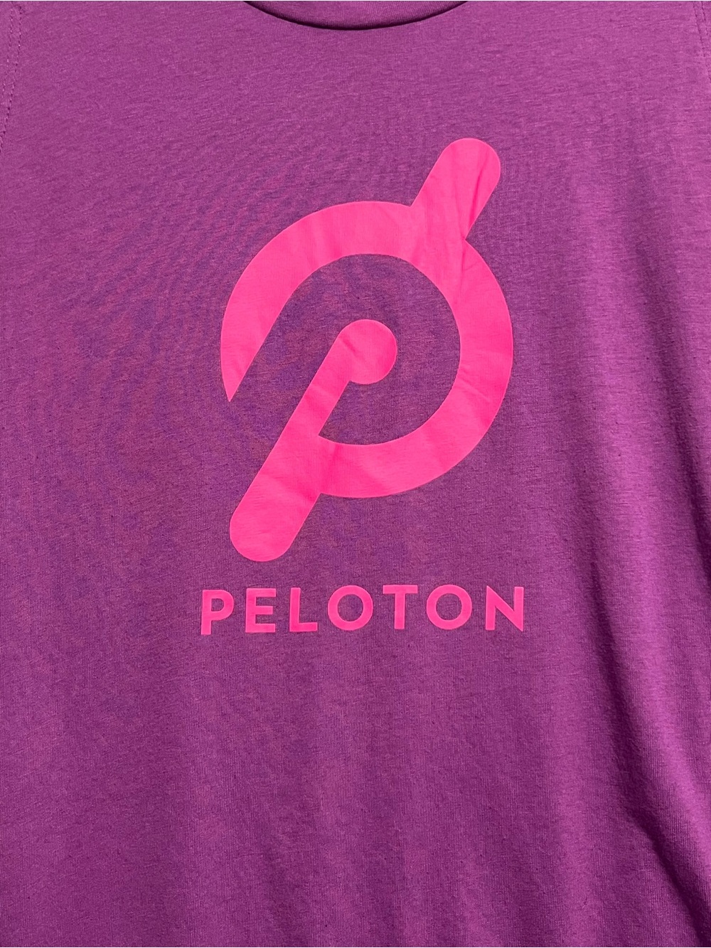 Peloton Graphic Activewear Workout Tank Top Purple Large